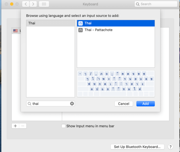 thai keyboard mac 5