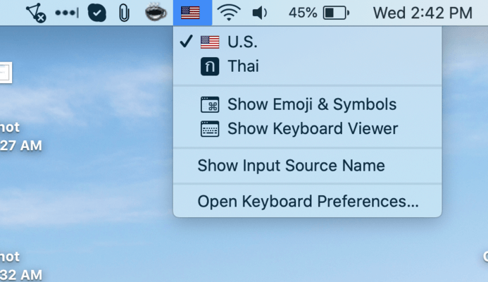 thai keyboard mac 7