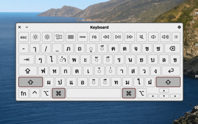 How to switch to Thai keyboard on your mac