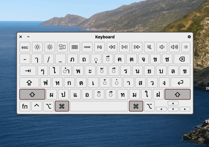thai keyboard mac 8